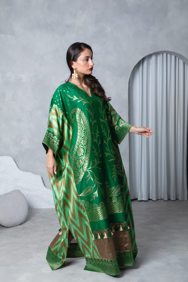 Emerald Green Kaftan - Image 14
