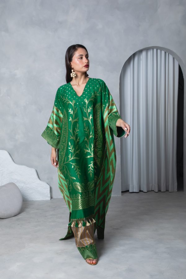 Emerald Green Kaftan - Image 12