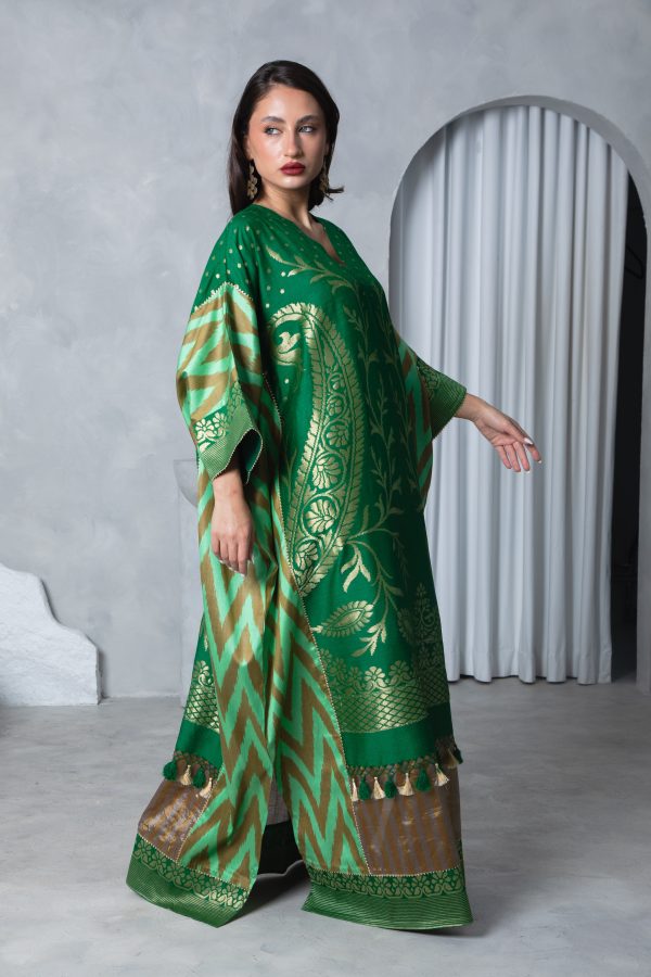 Emerald Green Kaftan - Image 9