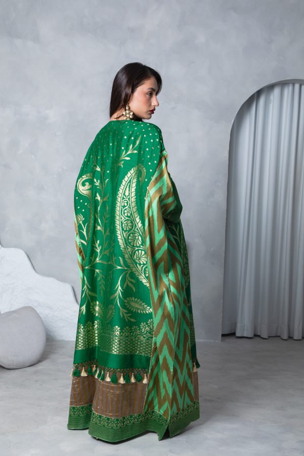 Emerald Green Kaftan - Image 11
