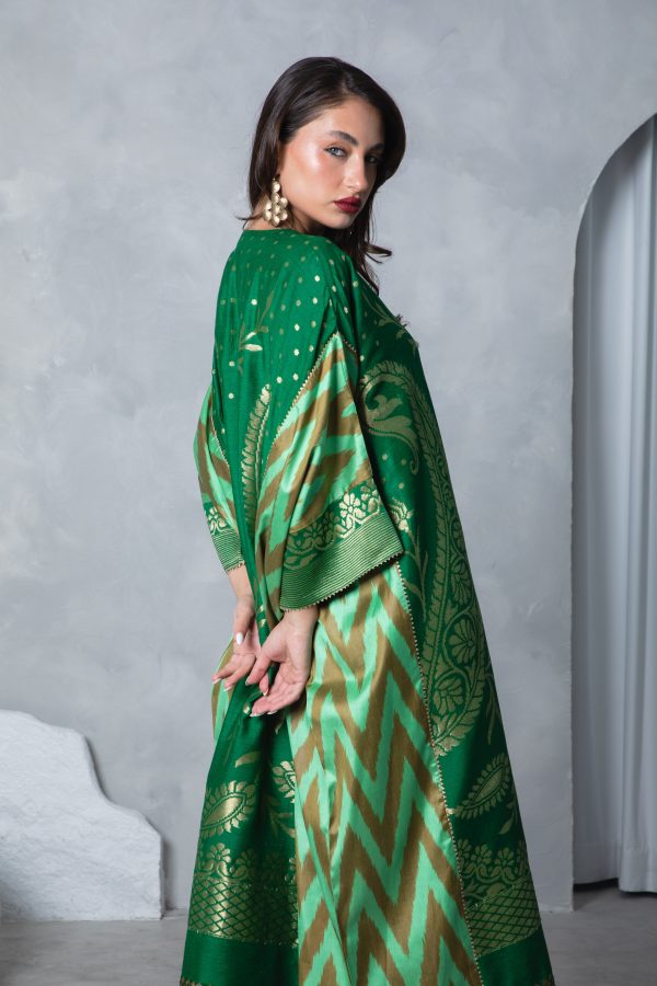 Emerald Green Kaftan - Image 13