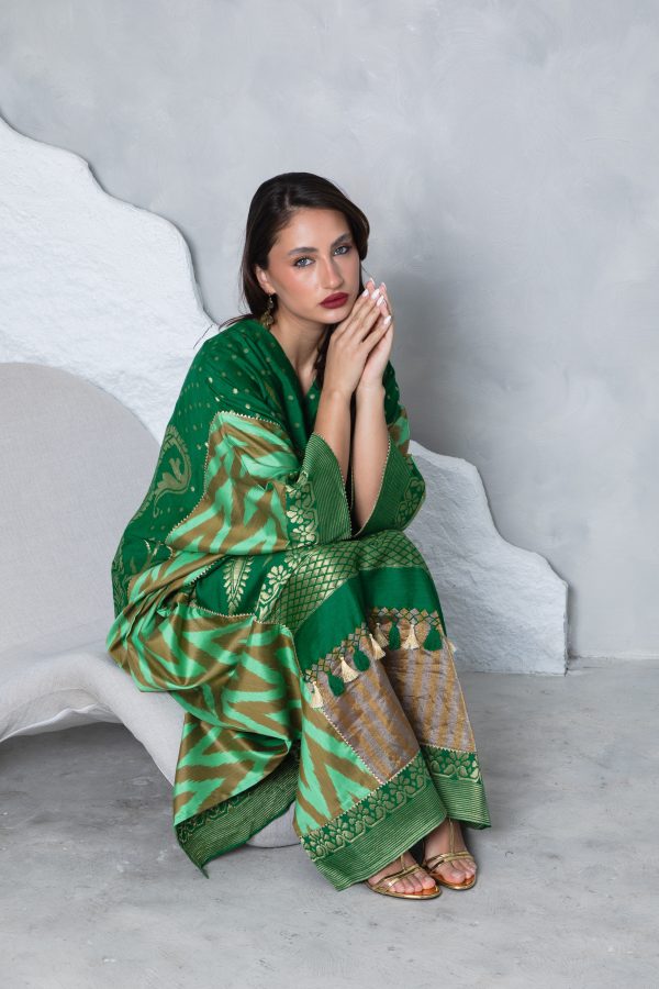 Emerald Green Kaftan - Image 5