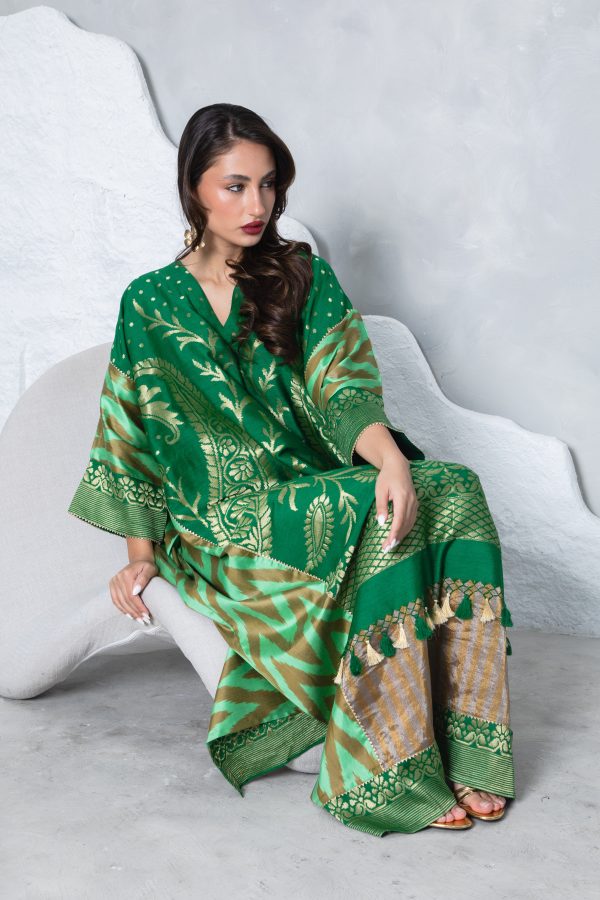 Emerald Green Kaftan - Image 4