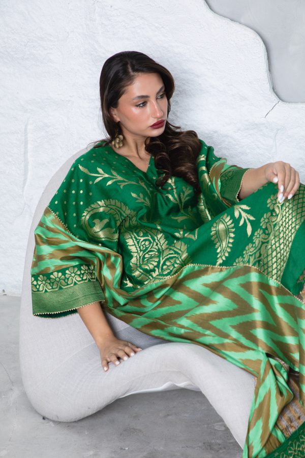 Emerald Green Kaftan - Image 2