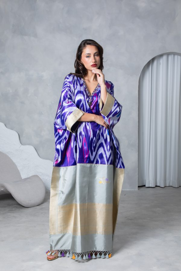 Purple Tassel Kaftan