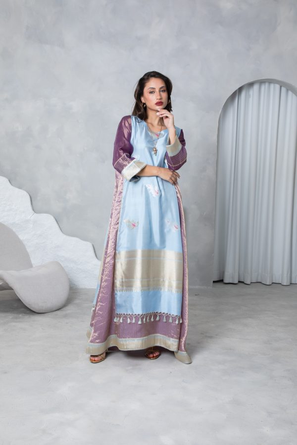 Lilac Tissue Kaftan - Image 16
