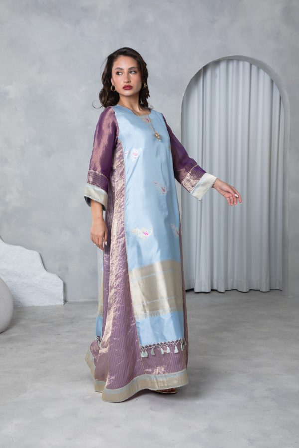 Lilac Tissue Kaftan - Image 8