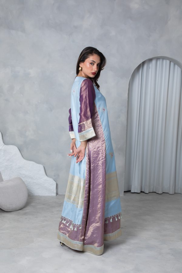Lilac Tissue Kaftan - Image 10