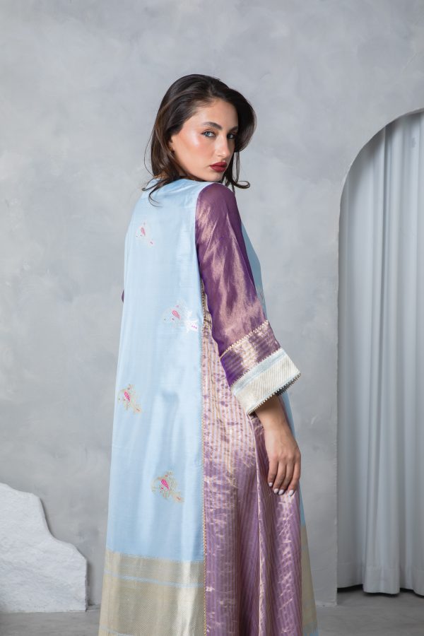 Lilac Tissue Kaftan - Image 14