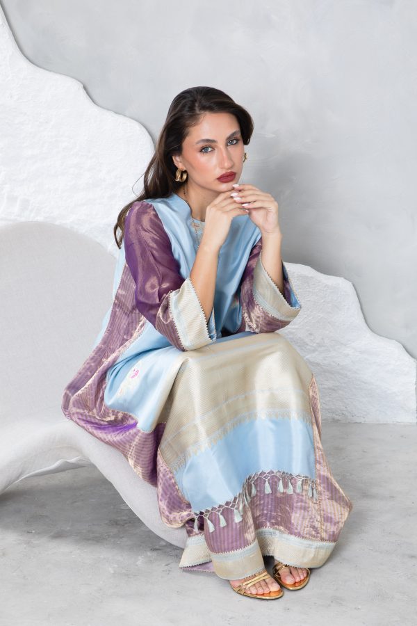Lilac Tissue Kaftan - Image 2