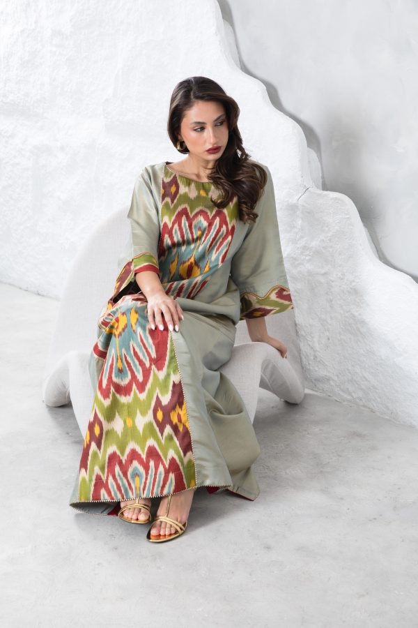 Sage Uzbeki Kaftan - Image 15
