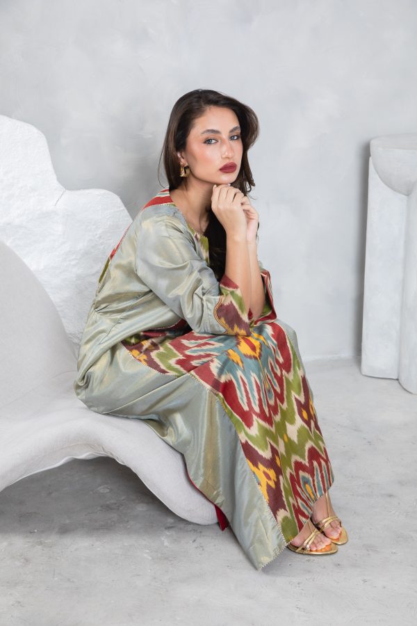 Sage Uzbeki Kaftan - Image 14
