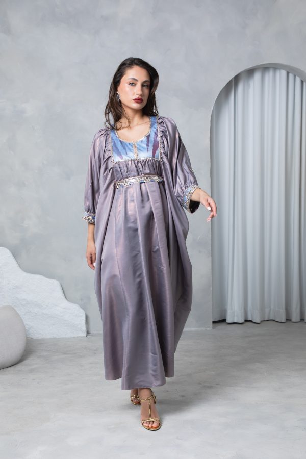 Lilac Belt Kaftan - Image 6