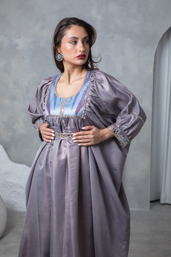 Lilac Belt Kaftan - Image 7