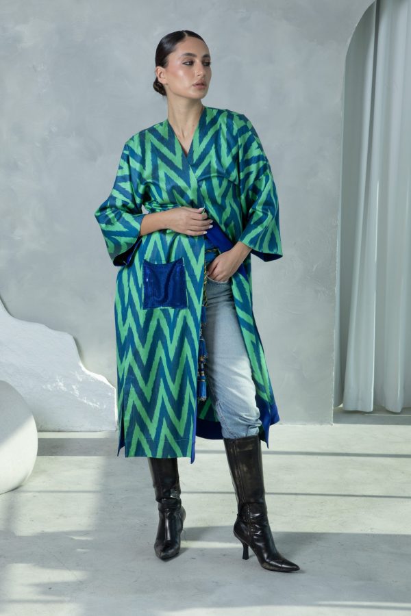 Uzbeki Ikat & Indian Banarsi - Image 2