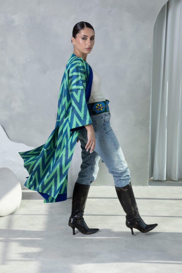 Uzbeki Ikat & Indian Banarsi - Image 3