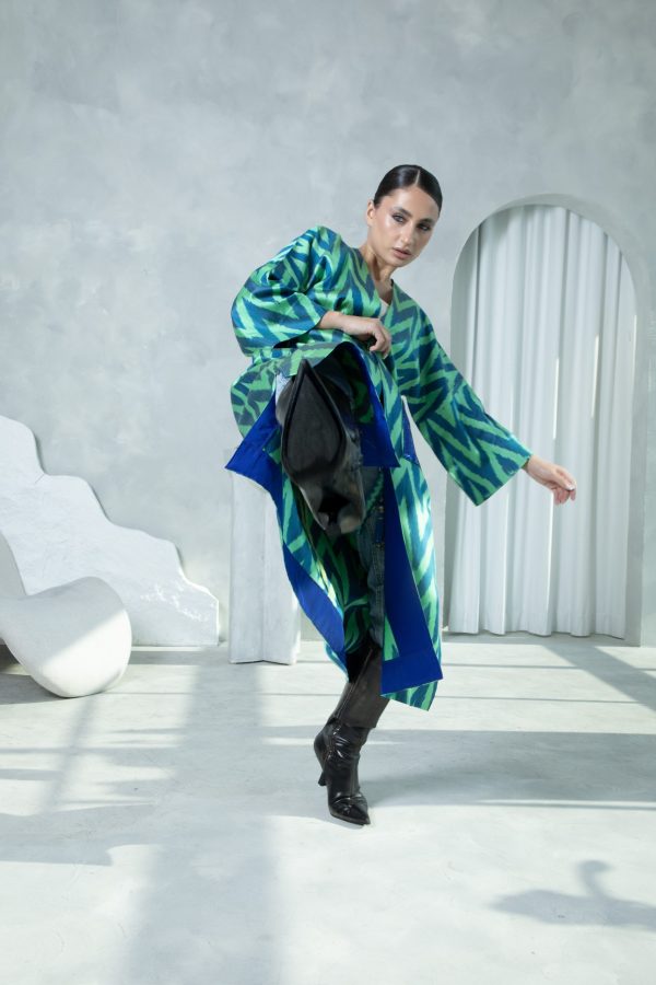 Uzbeki Ikat & Indian Banarsi - Image 7